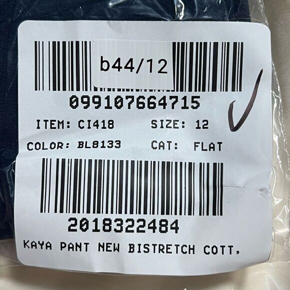 J. Crew Kaya pant in bi-stretch cotton blend Navy Blue Size 12 NWT CI418 - Picture 11 of 13